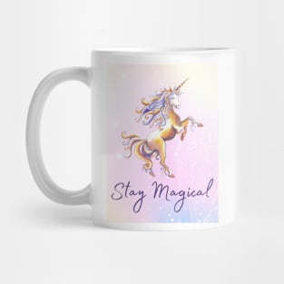 Stay magical unicorn pastel graphic Mug